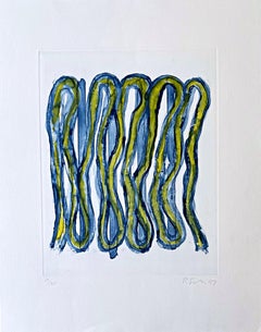 Richard Smith, Firma Acquaforte & Acquatinta Firmata 17/25 Pioniere della Pop Art britannica