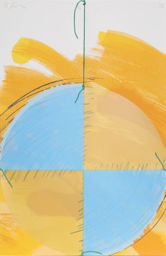 Vintage Times Square Remembered 2, Abstract Lithograph and Screenprint by Richard Smith