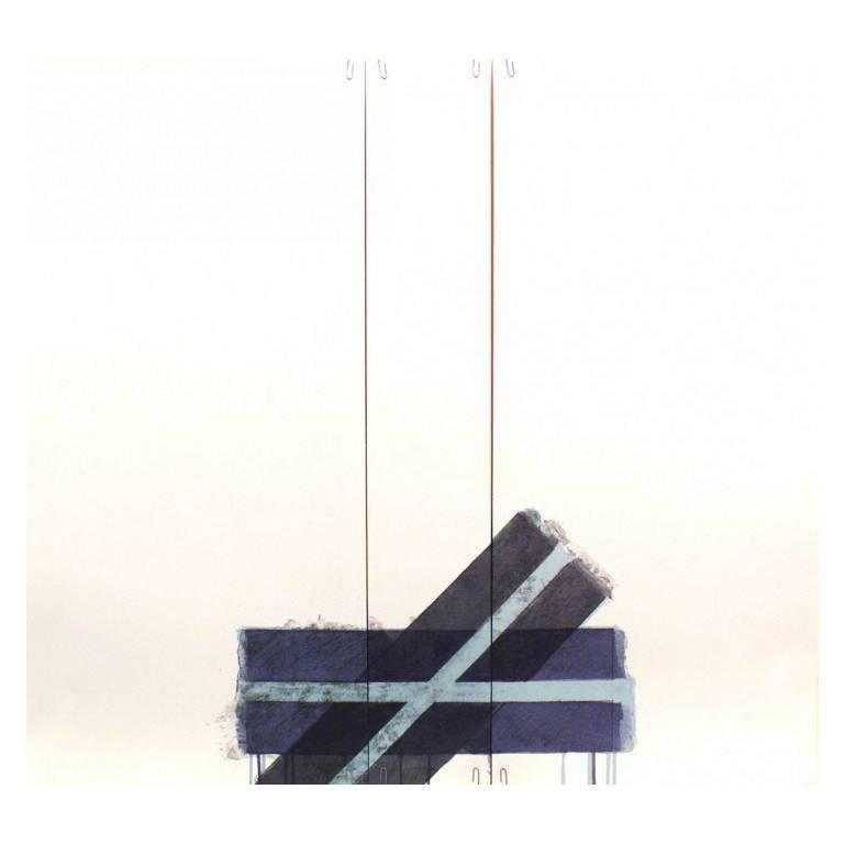 Richard Smith Print - Two of a Kind Ia (light blue cross)