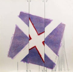 Einzigartiges Exemplar IVb (rot x auf Lavendel)