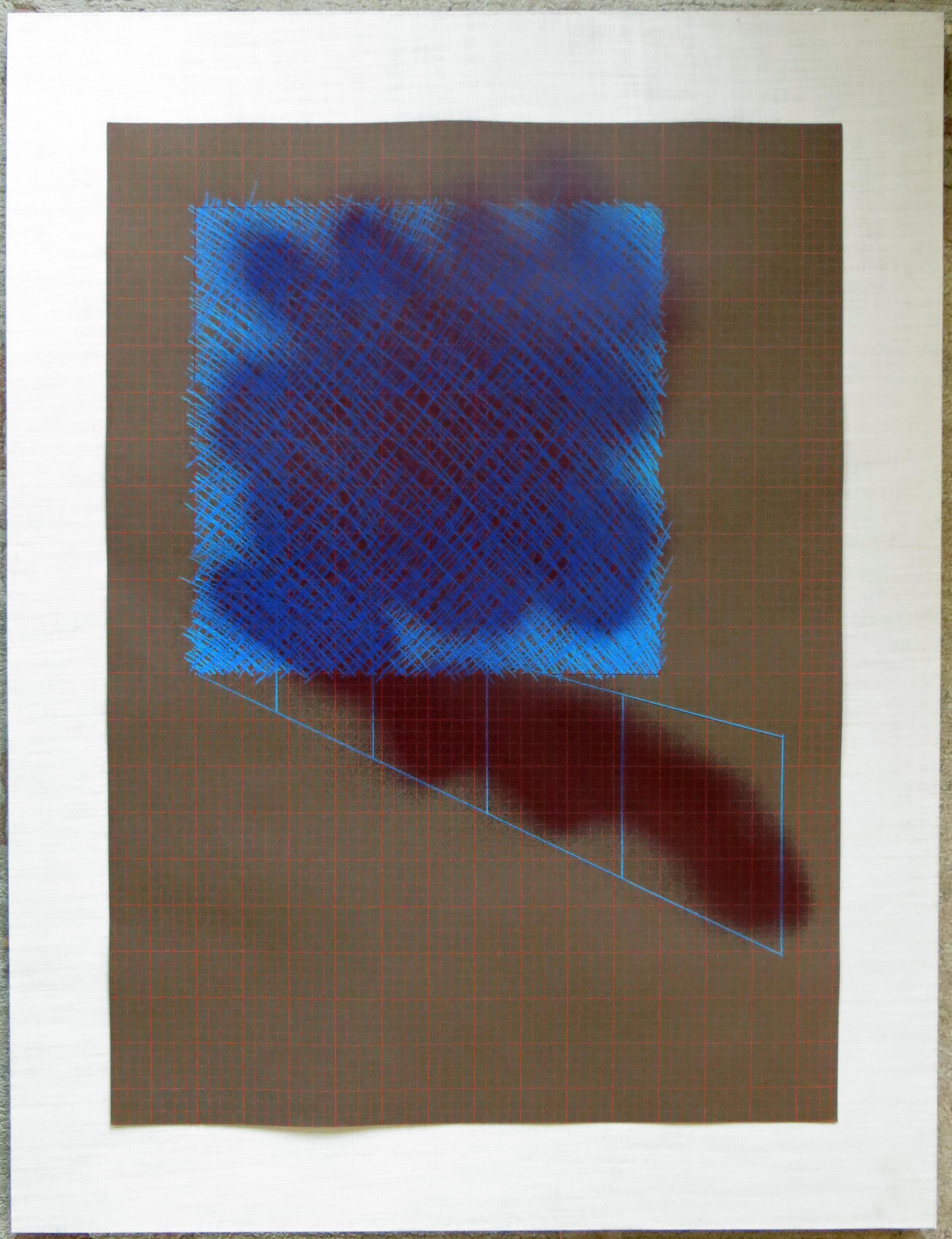 Senza titolo - Griglia astratta - Print di Richard Smith