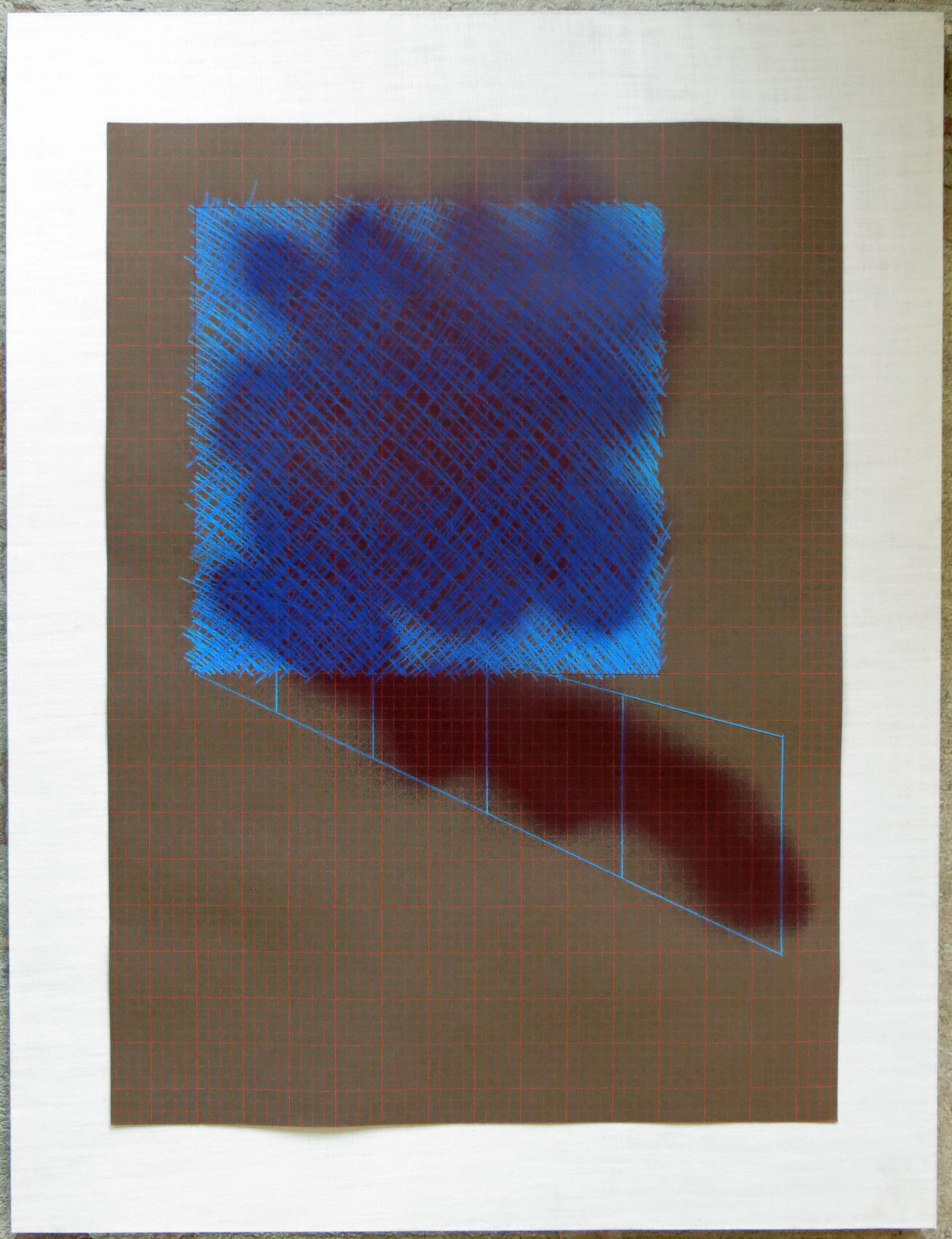 Sans titre - Gris abstrait - Print de Richard Smith