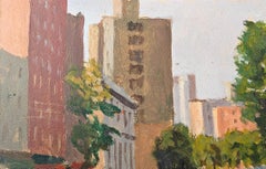 "Une journée à New York" Richard Stalter, couleurs subtiles, paysage urbain