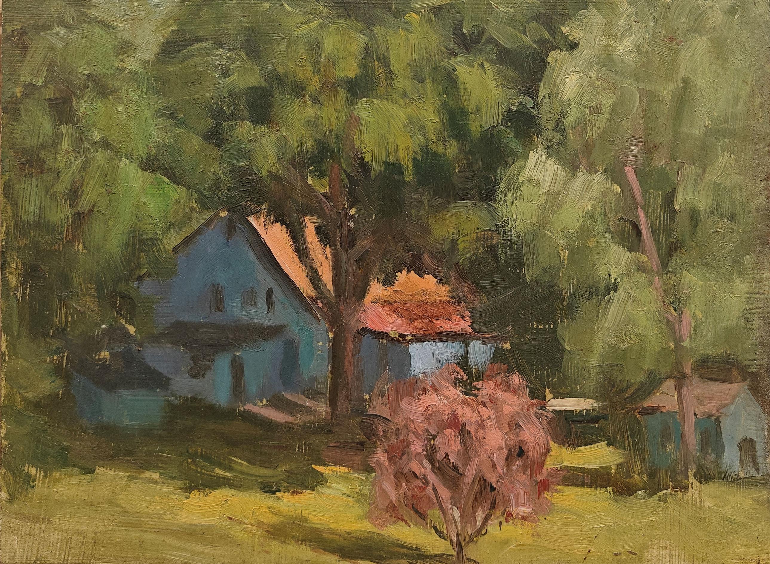 Richard Stalter
Out in the Country
Oil on board
8 7/8 x 12 inches


Richard Stalter was born in Dayton, Ohio, on April 27, 1934. He developed an interest in art at a very early age, gaining recognition for his work in both grade school and high