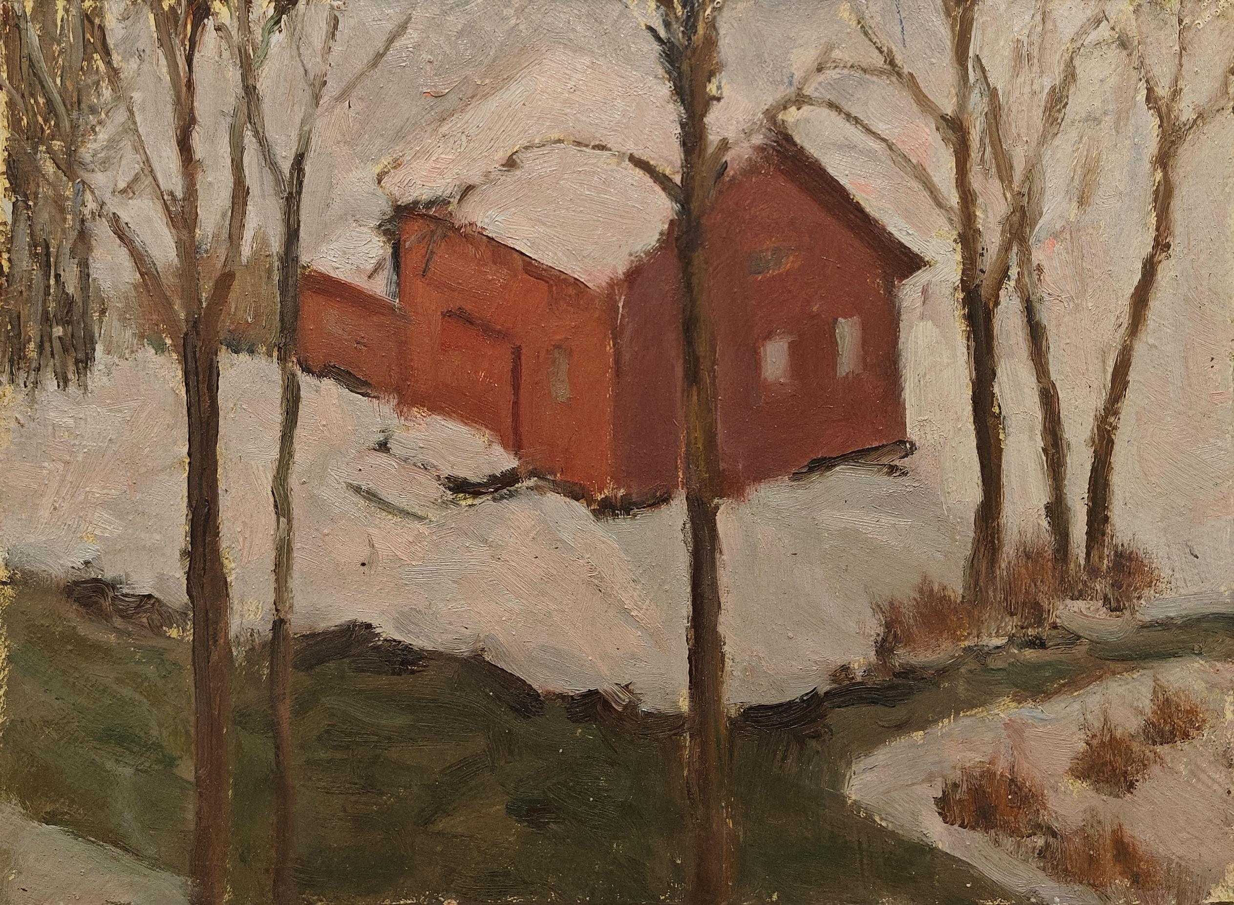 Richard Stalter
The Neighbor
s Barn
Oil on board
8 7/8 x 12 inches


Richard Stalter was born in Dayton, Ohio, on April 27, 1934. He developed an interest in art at a very early age, gaining recognition for his work in both grade school and high
