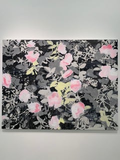 "Rugosa, " Contemporary, Floral, Abstract, Painting