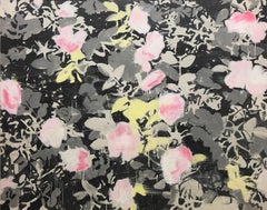 "Rugosa, " Contemporary, Floral, Abstract, Painting