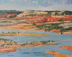 Abiquiu Lake, Painting, Oil on Wood Panel