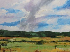 Afternoon Sky, Painting, Oil on Wood Panel