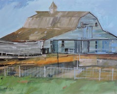 Barn, Painting, Oil on Other