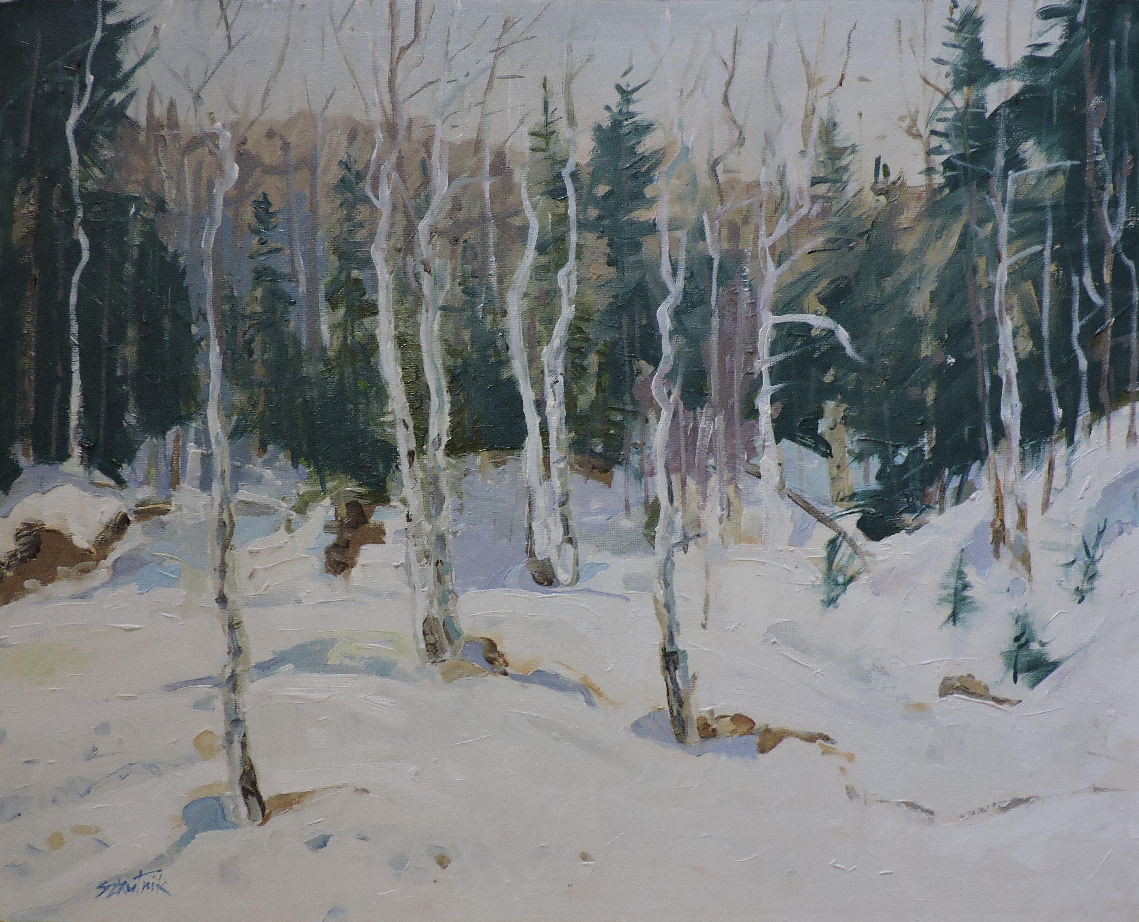 Landscape Painting de Richard Szkutnik - Gran Tesuque, Pintura, Óleo sobre Otro