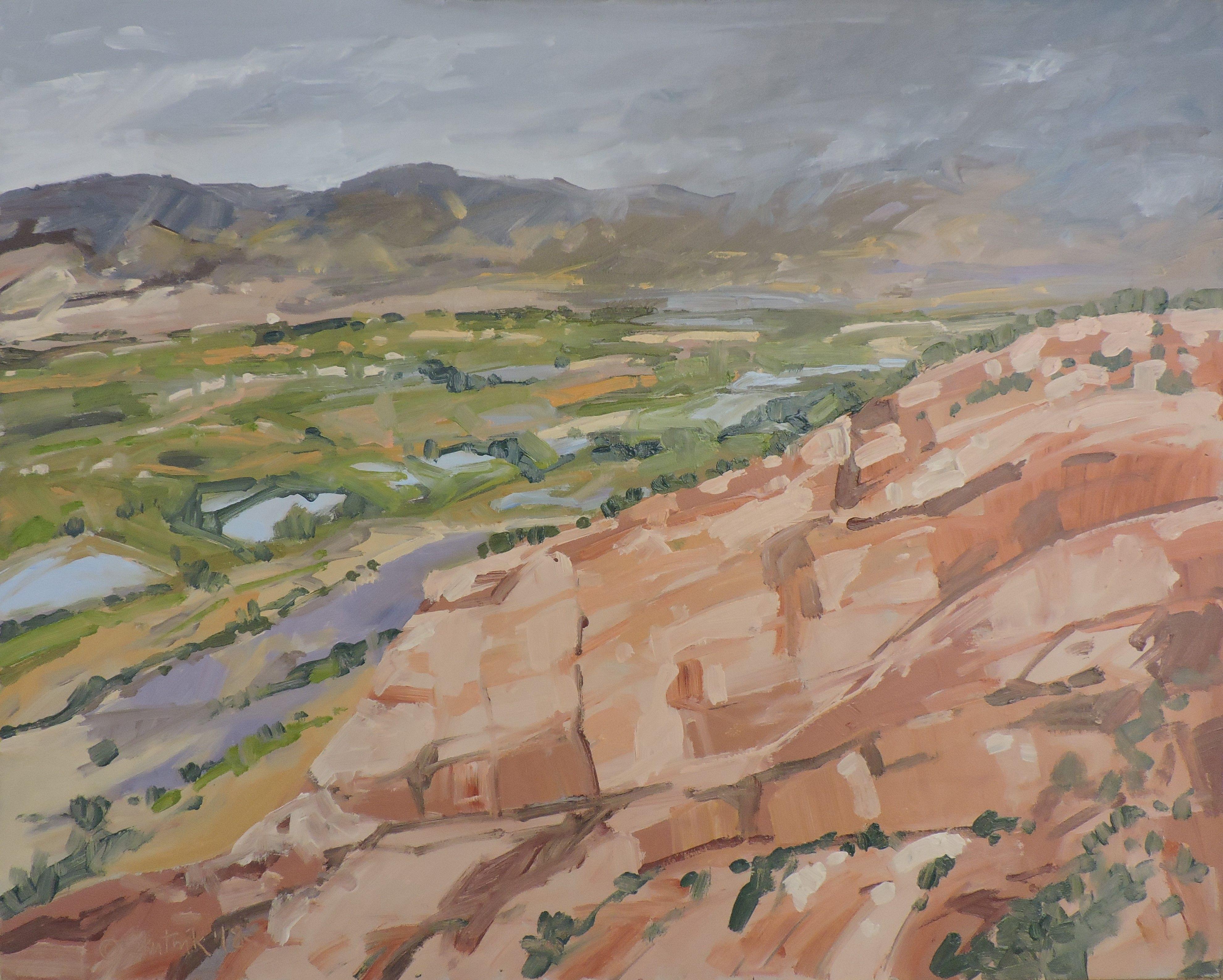 original en plein air oil painting on panel paint in Colorado National Monument  :: Painting :: Impressionist :: This piece comes with an official certificate of authenticity signed by the artist :: Ready to Hang: No :: Signed: Yes :: Signature