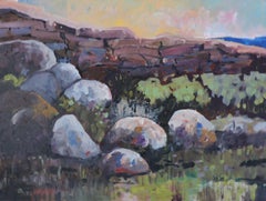 Boulders and Rocks, Painting, Oil on Other
