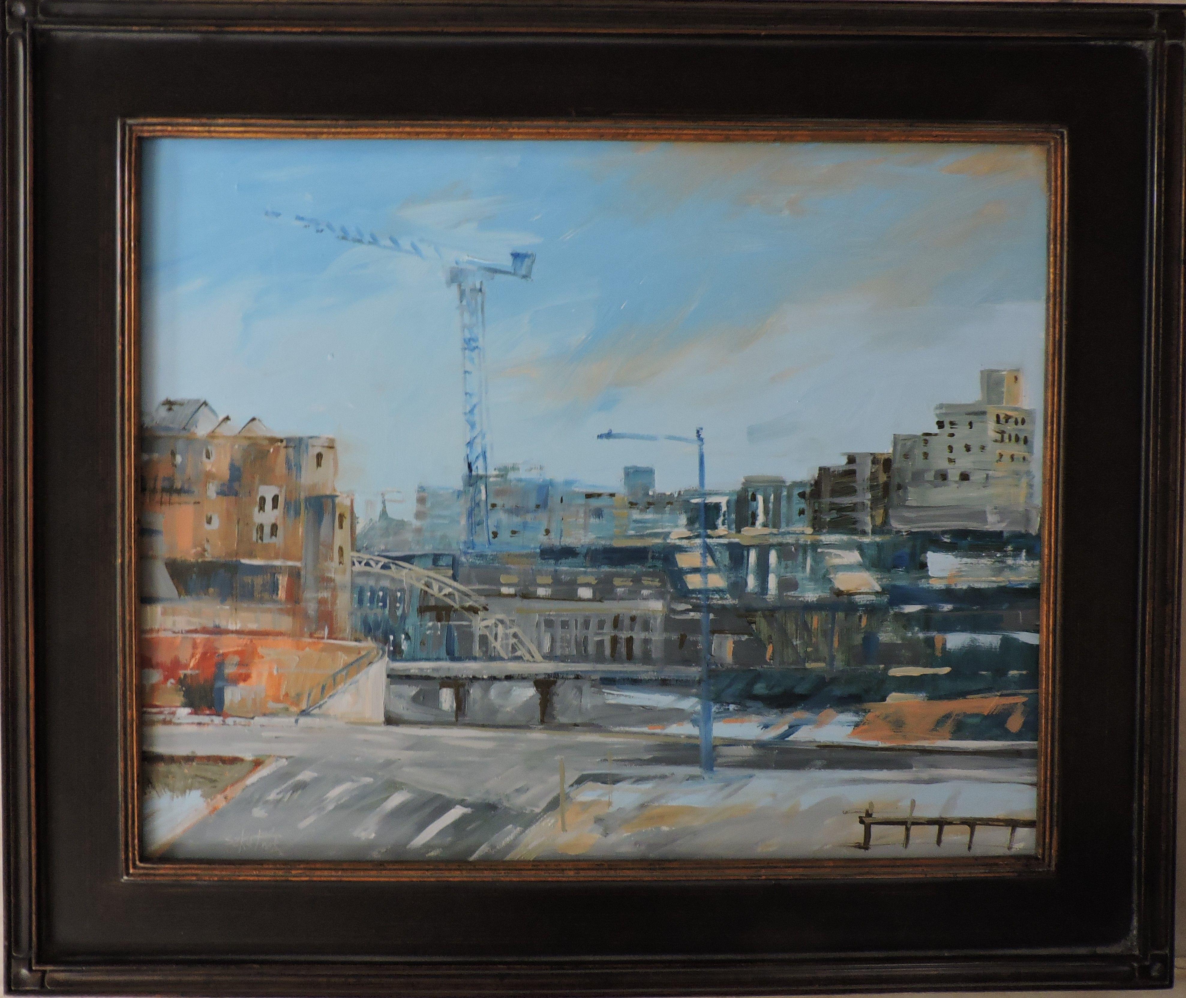 City View, Painting, Oil on Other For Sale 1