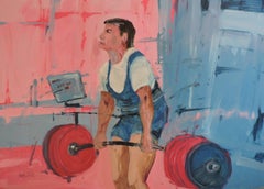 Competition, Painting, Oil on Wood Panel
