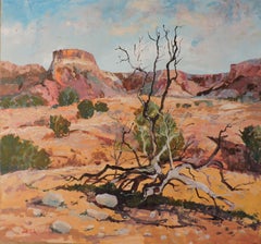 Desert Color, Painting, Oil on Wood Panel