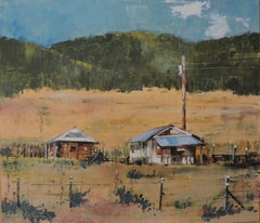 Desert Living, Painting, Oil on Wood Panel