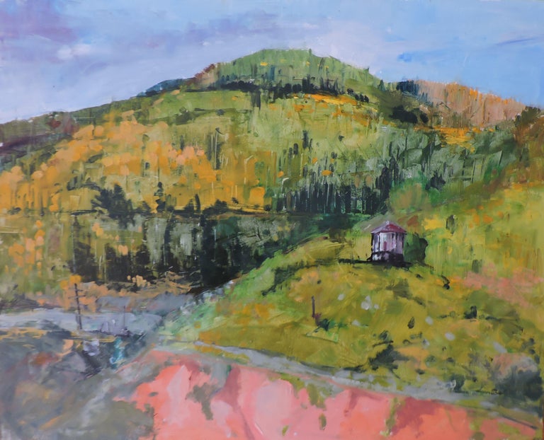 Richard Szkutnik Fall Color, Painting, Oil on Wood Panel For Sale at