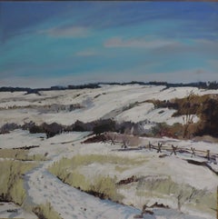 February Snow, Painting, Oil on Other