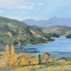 Grand Lake, Painting, Oil on MDF Panel