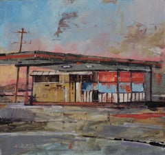 Leave Behind, Painting, Oil on Wood Panel