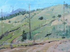 Little Grouse Mtn., Painting, Oil on Wood Panel