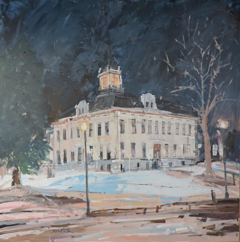 Richard Szkutnik Littleton 6, Painting, Oil on Wood Panel For Sale