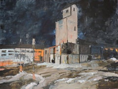 Littleton #8, Painting, Oil on Wood Panel