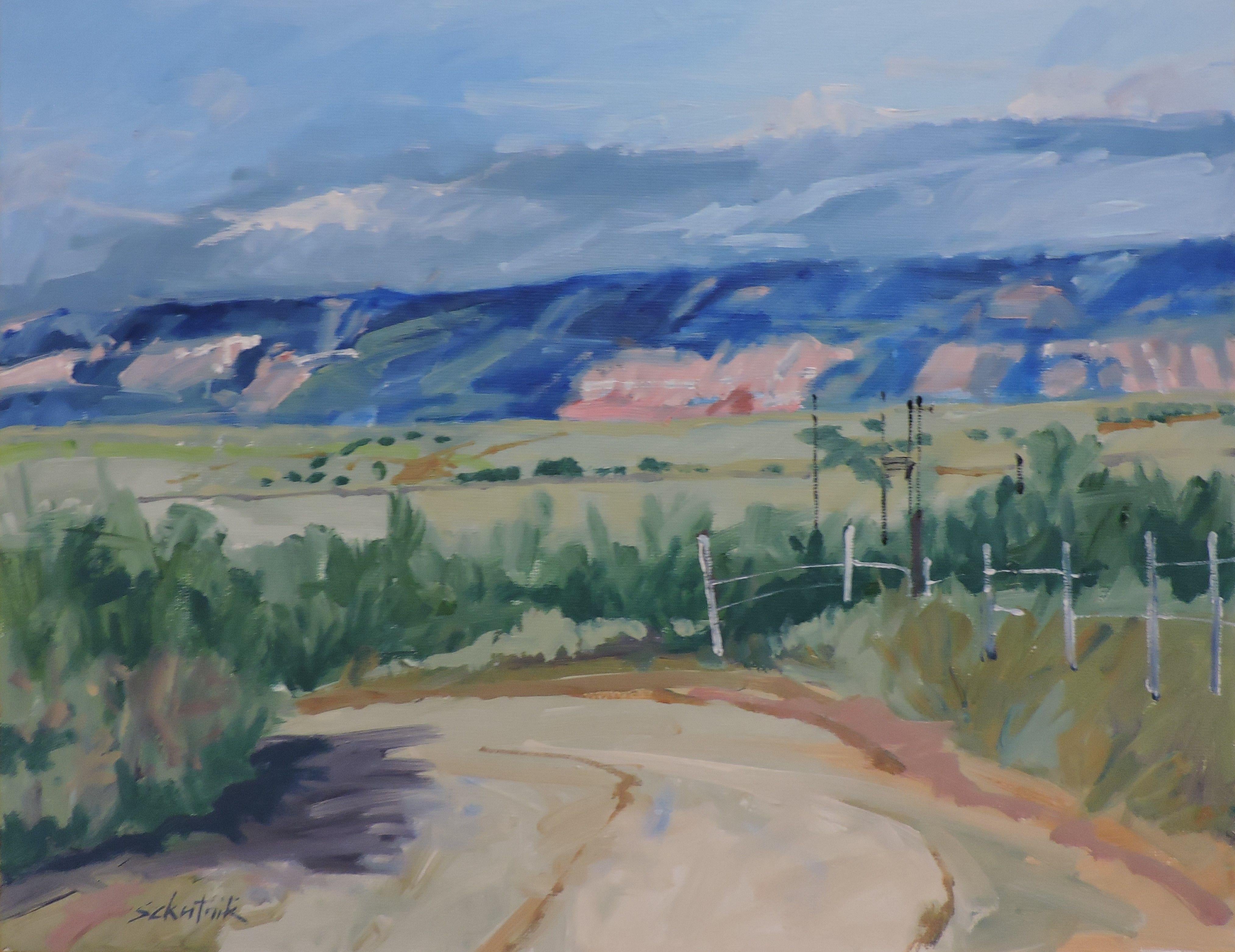 Richard Szkutnik Landscape Painting - Long View, Painting, Oil on Other