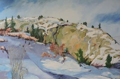 Melting Snow, Painting, Oil on Canvas