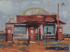 No Service, Painting, Oil on Wood Panel