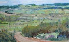 Oak Valley Spring, Painting, Oil on Wood Panel