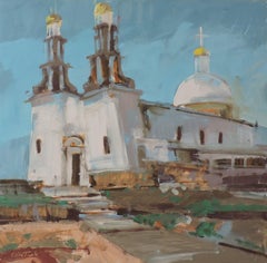 Old Church, Painting, Oil on Other
