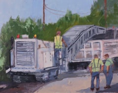Road Work, Painting, Oil on Other