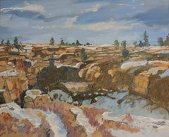 Peinture « The Canyon », huile sur autre