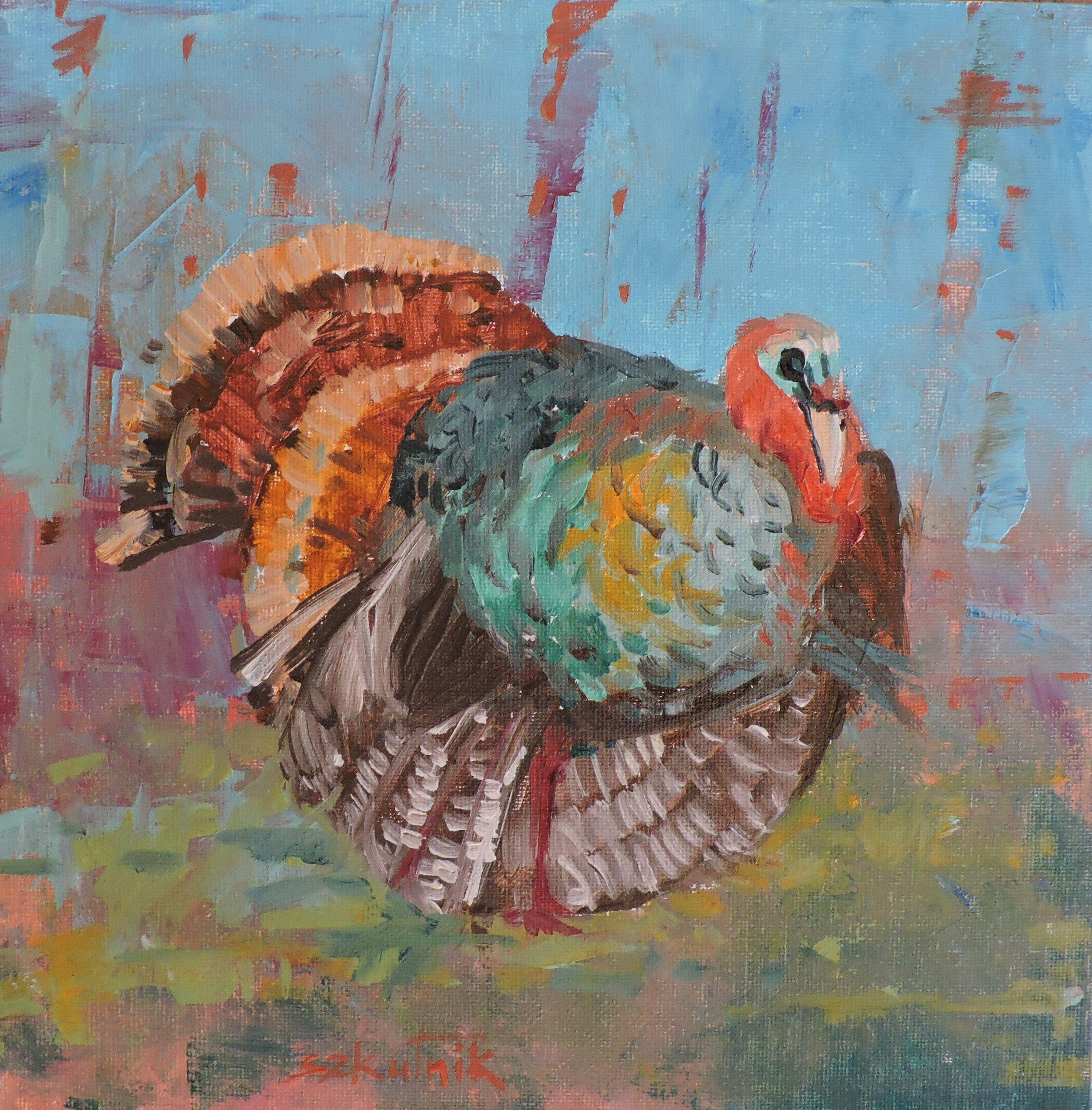 abstract turkey painting