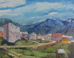 Village, Painting, Oil on Other