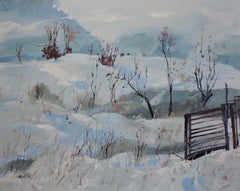 Winter Wonderland, Painting, Oil on Other