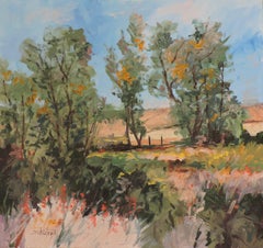 Yampa River, Painting, Oil on Wood Panel
