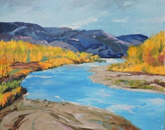 Yellowstone River SD, Painting, Oil on Other