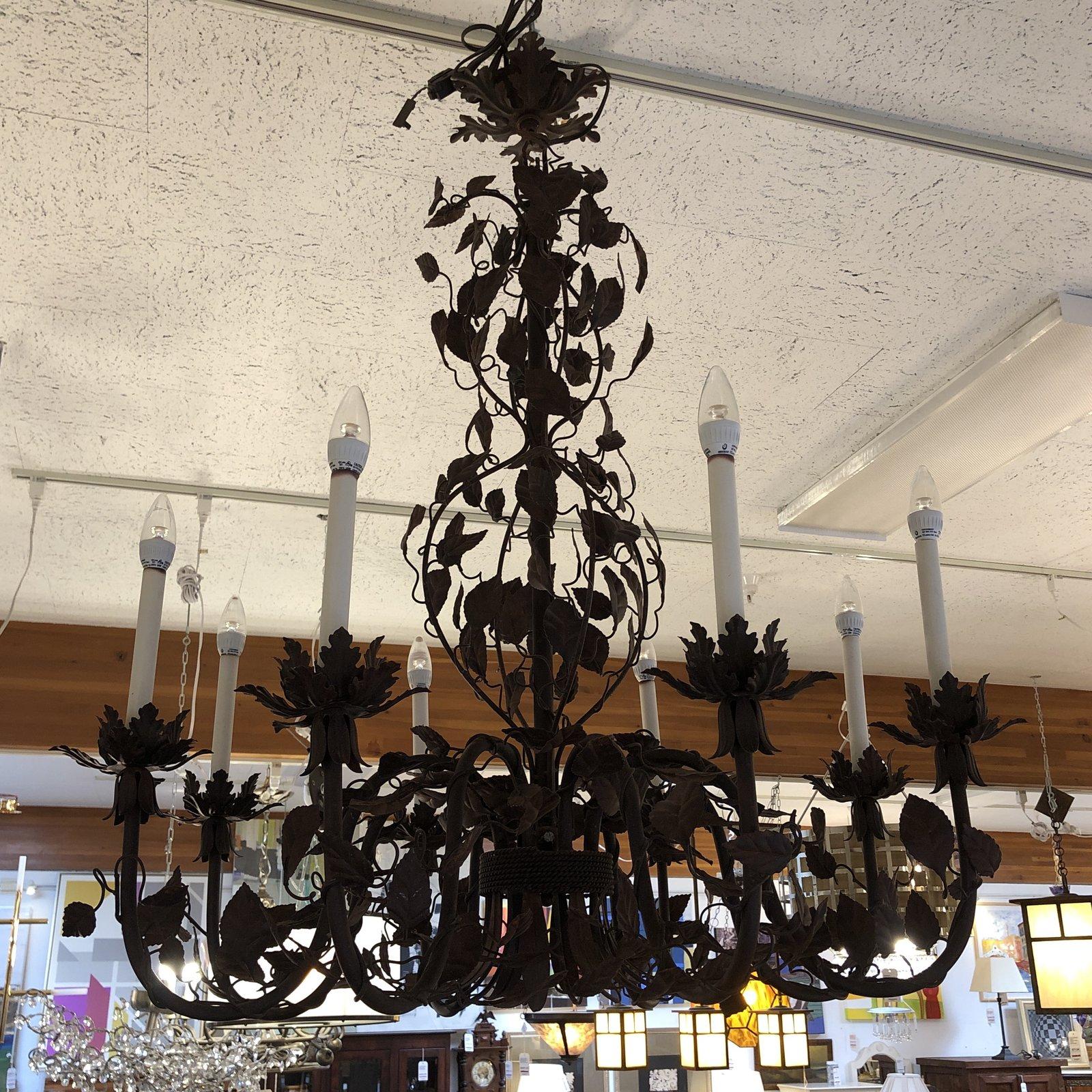 Other Richard Taylor Design Topiary 8-Light Chandelier For Sale
