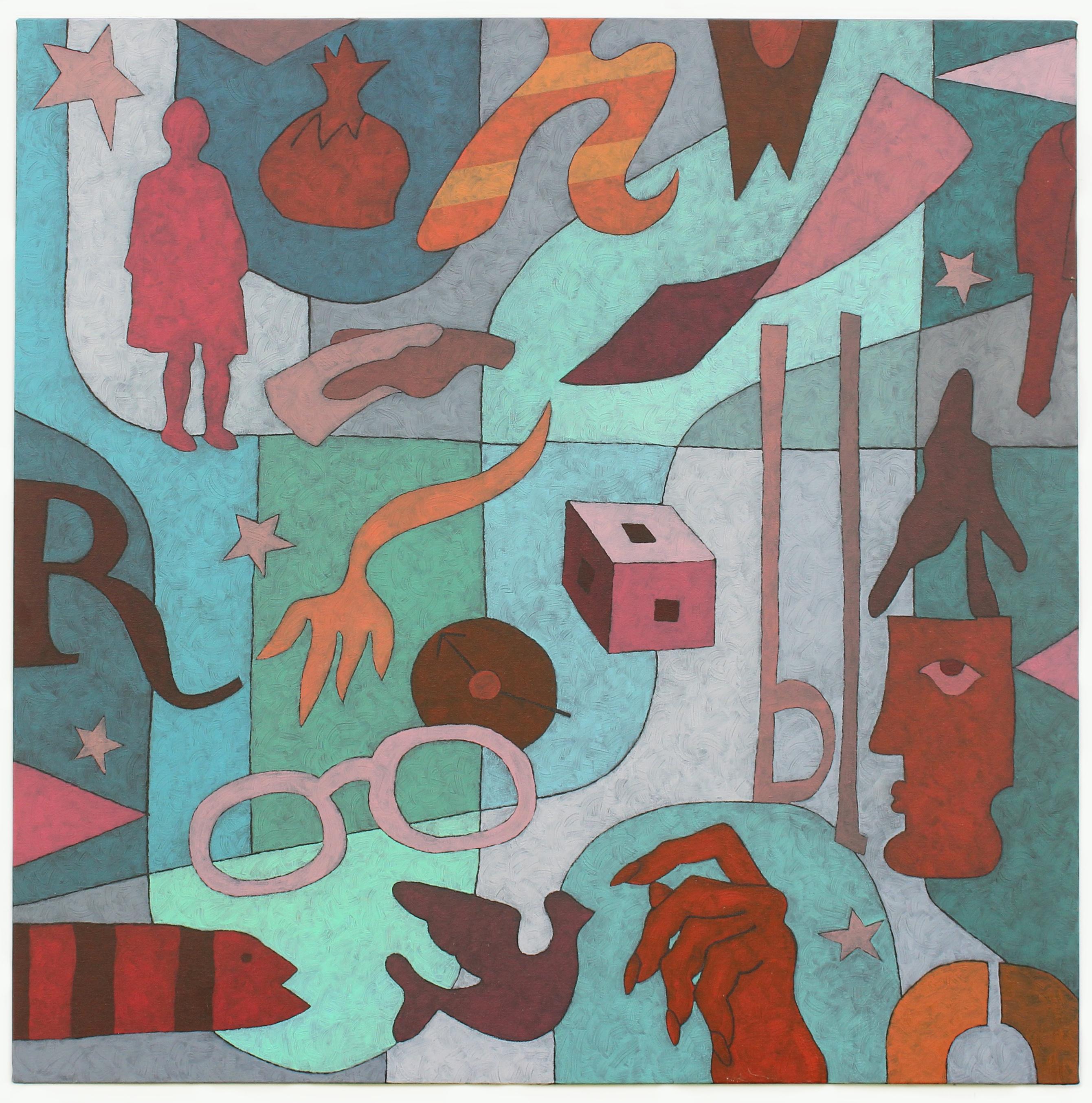 Abstract Painting de Richard Taylor - Historias - Reloj