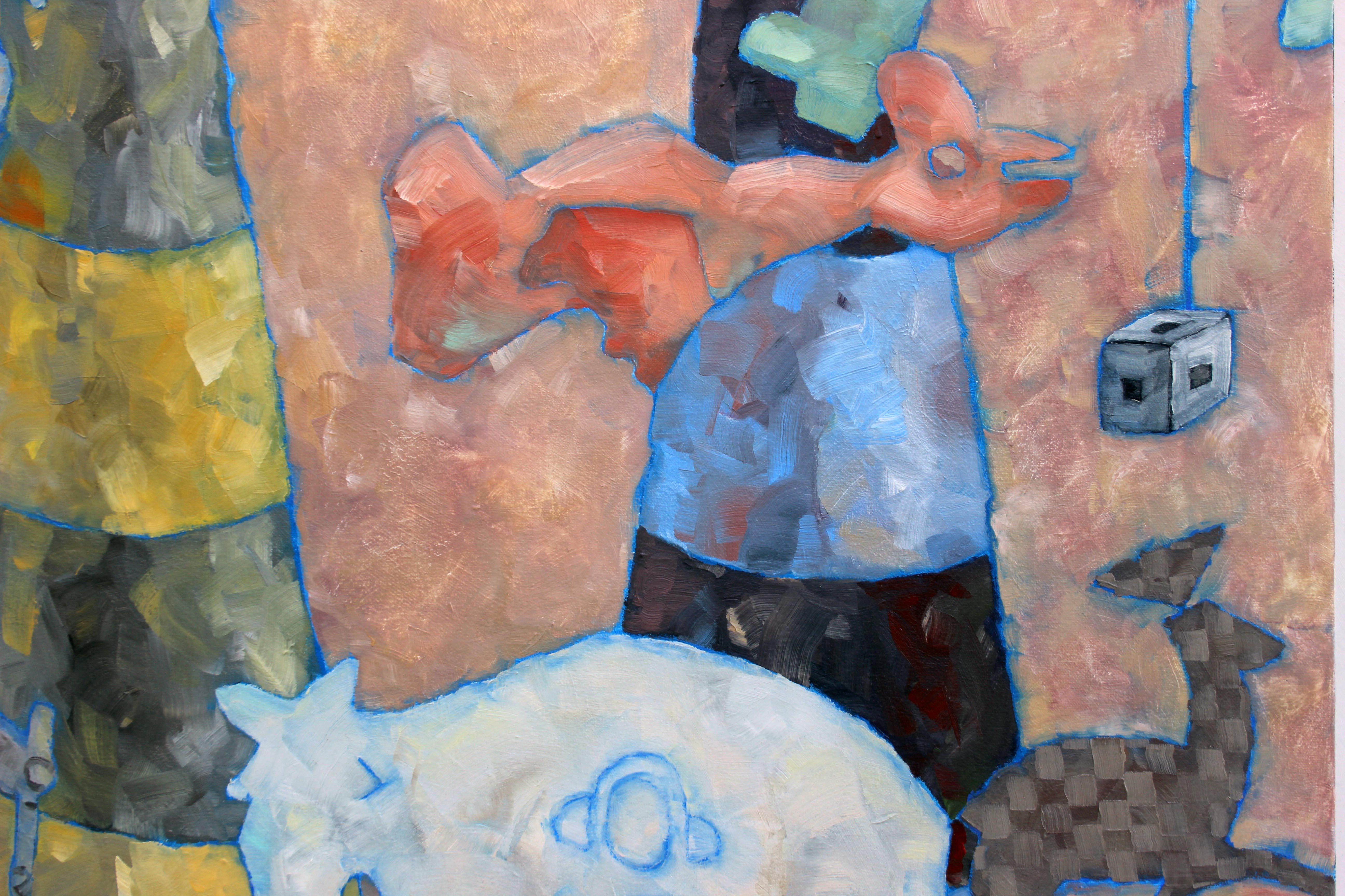 Historias - Gacela - Painting de Richard Taylor