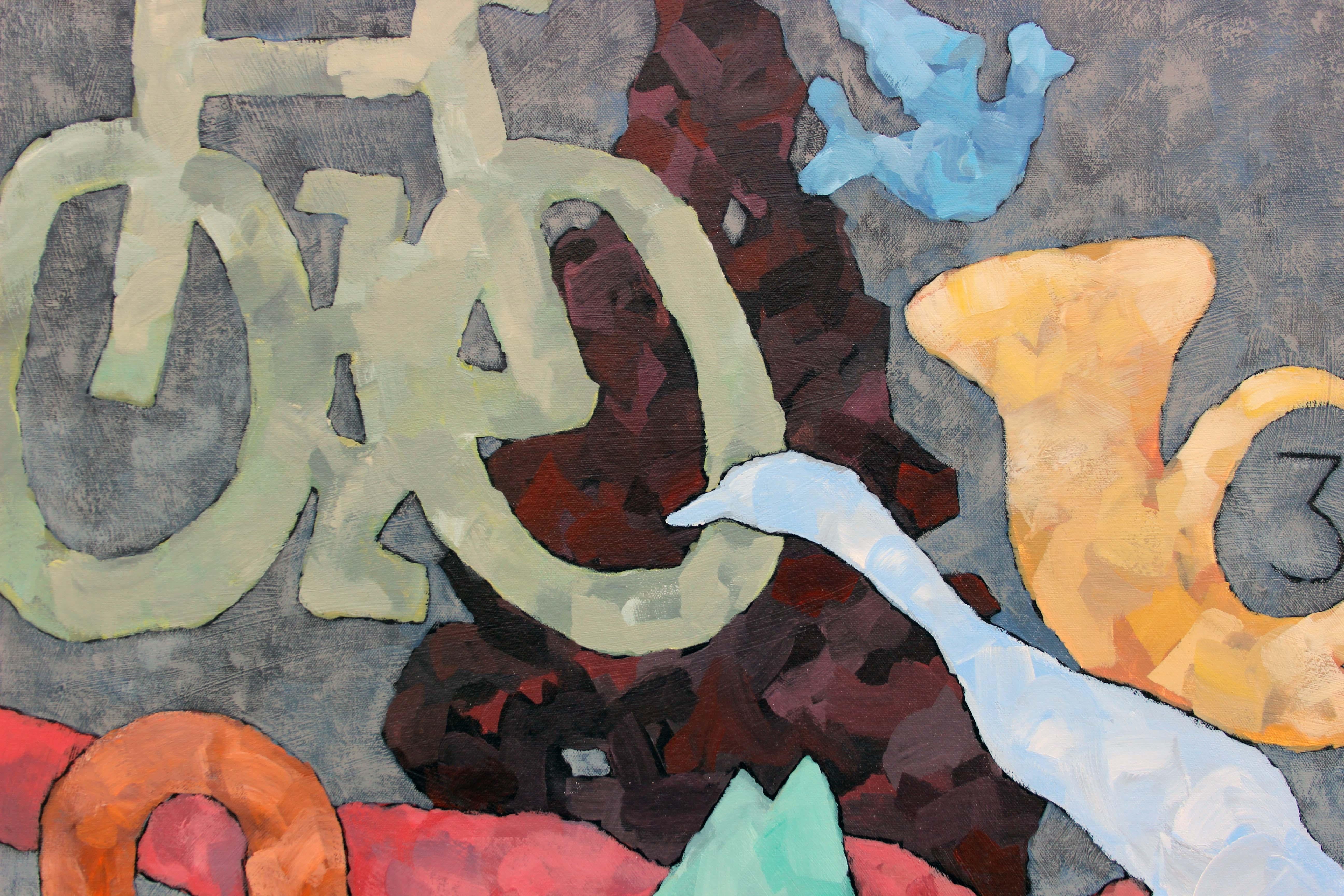 Historias - Clave - Painting Contemporáneo de Richard Taylor