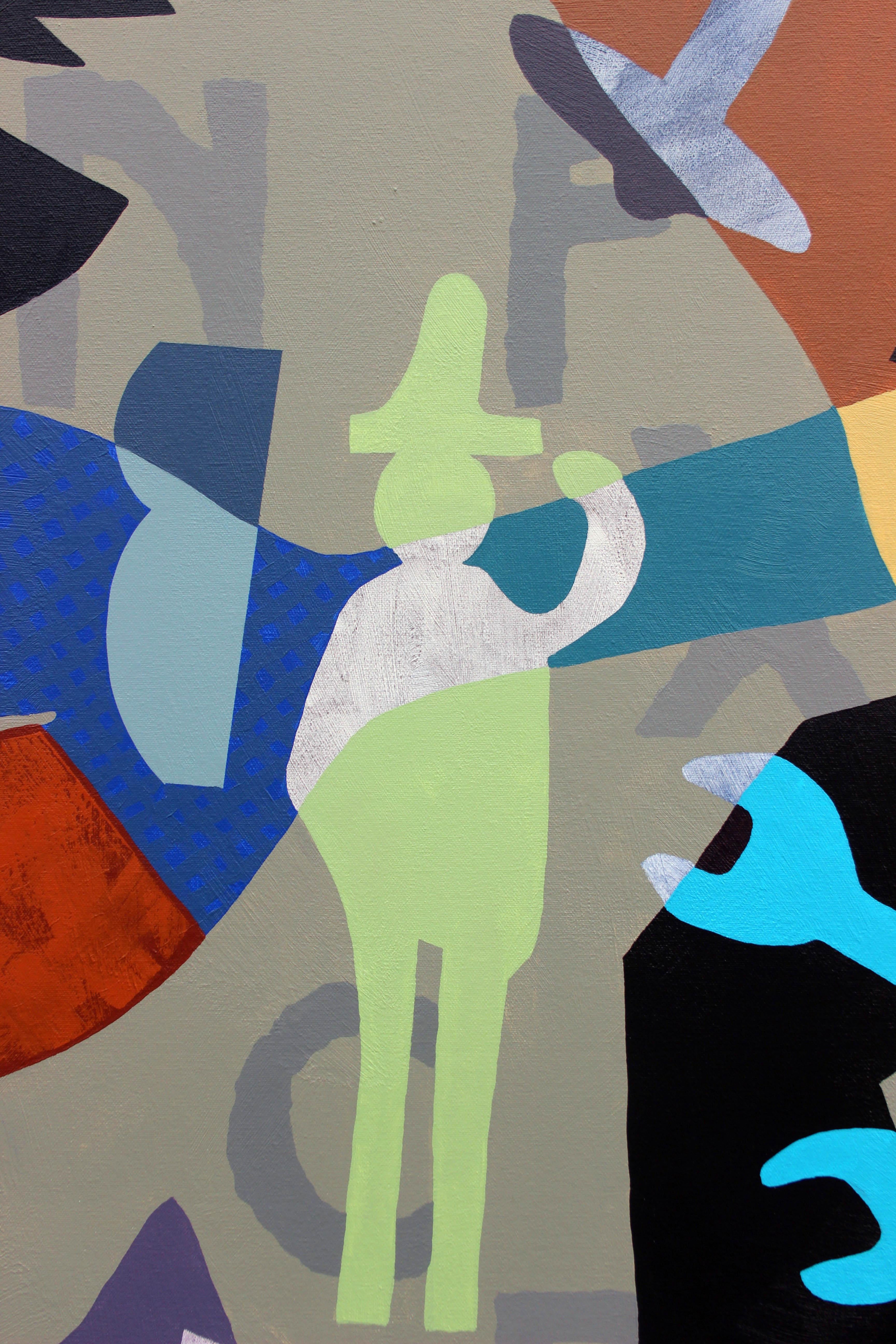 Storie - Meccanico - Painting Contemporaneo di Richard Taylor