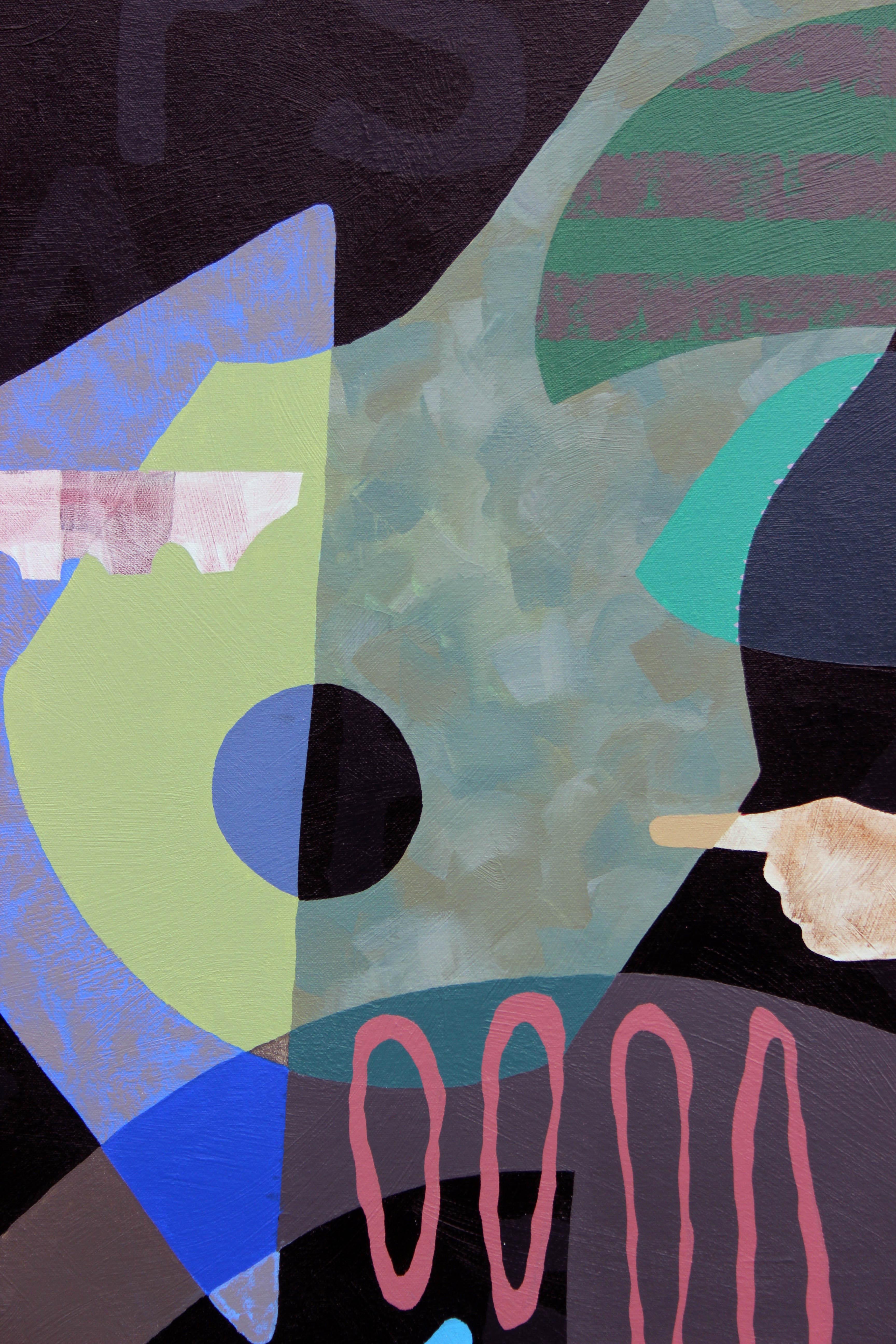 Storie - Plug - Abstract Painting Grigio di Richard Taylor
