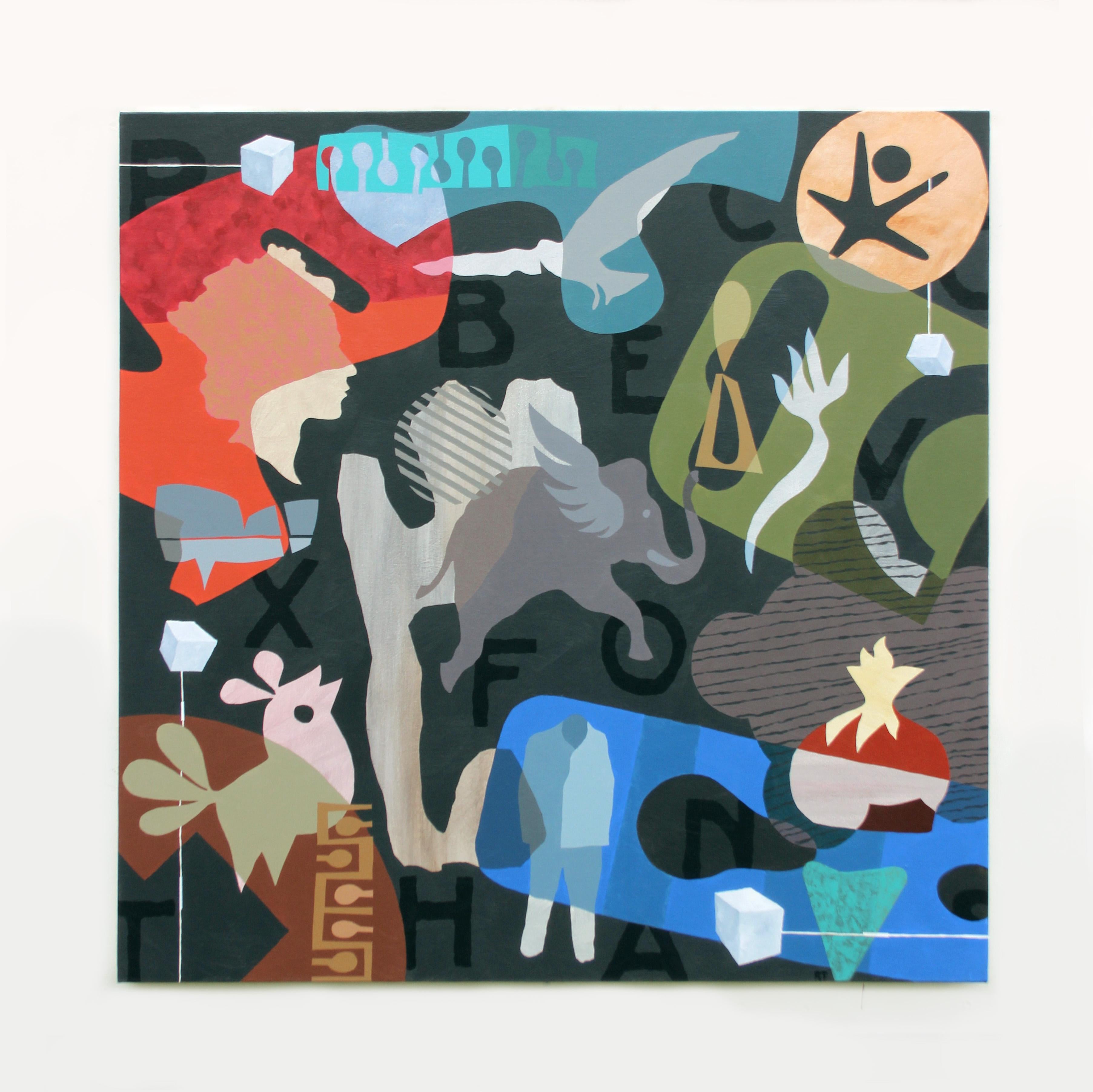 Abstract Painting di Richard Taylor - Storie - Regina