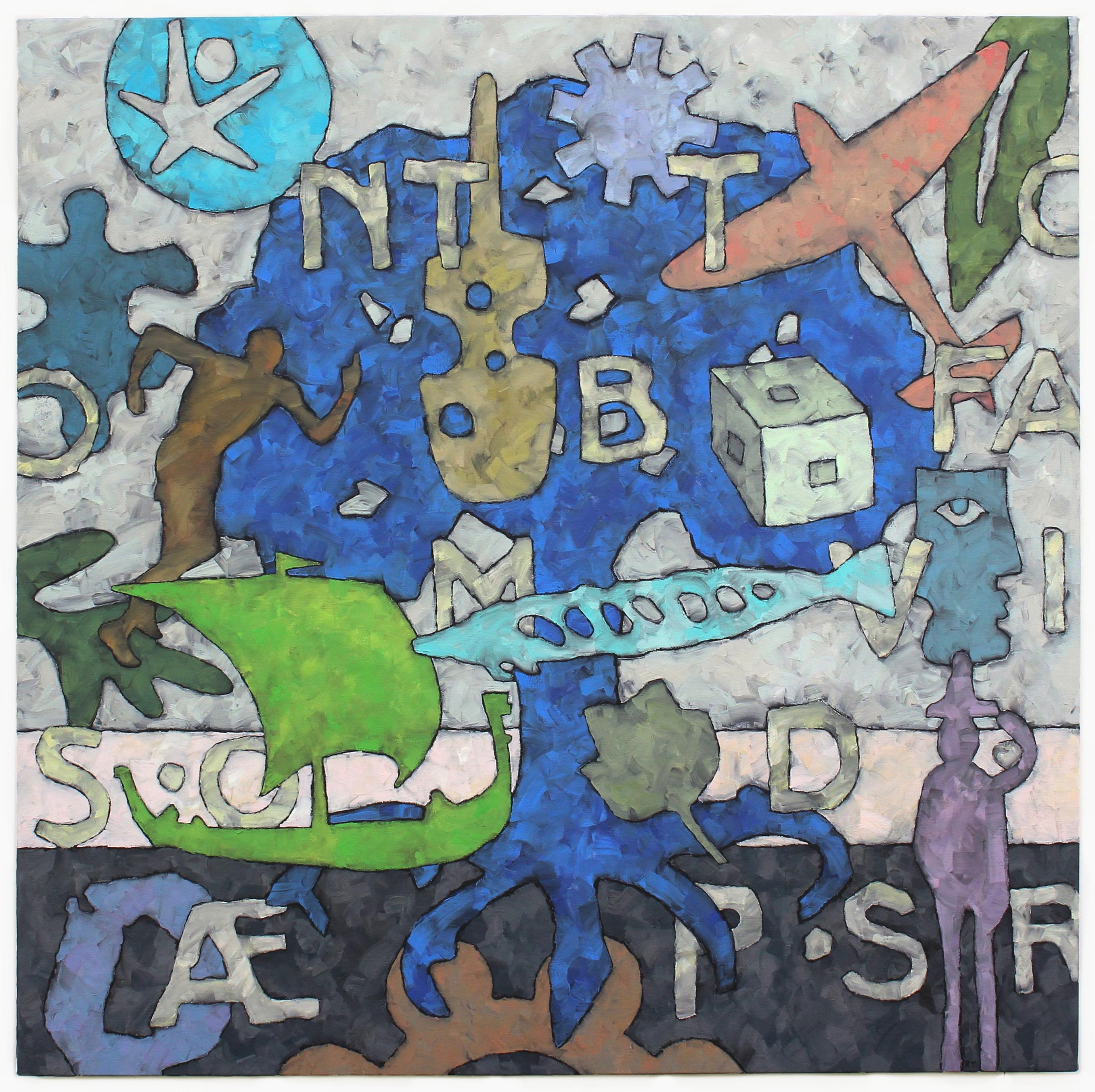 Abstract Painting de Richard Taylor - Historias - Corredor