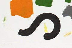 fine art print, mono print, monotype, unique print, hand printed, "177 Jazz"