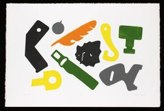 Fine art print, mono print, monotype, unique print, hand printed, “178 Jazz”